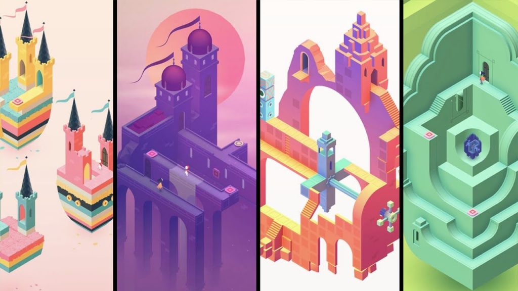 Jeu de puzzle sur mobile Monument Valley