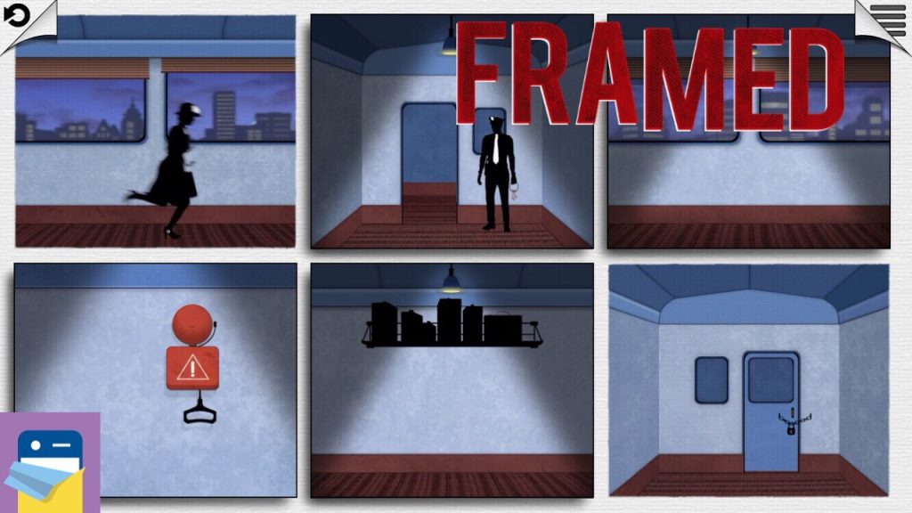 Un affascinante puzzle game Framed per smartphone iOS