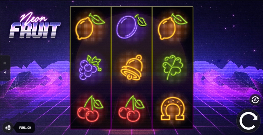 Neon Fruit Slot Gameplay