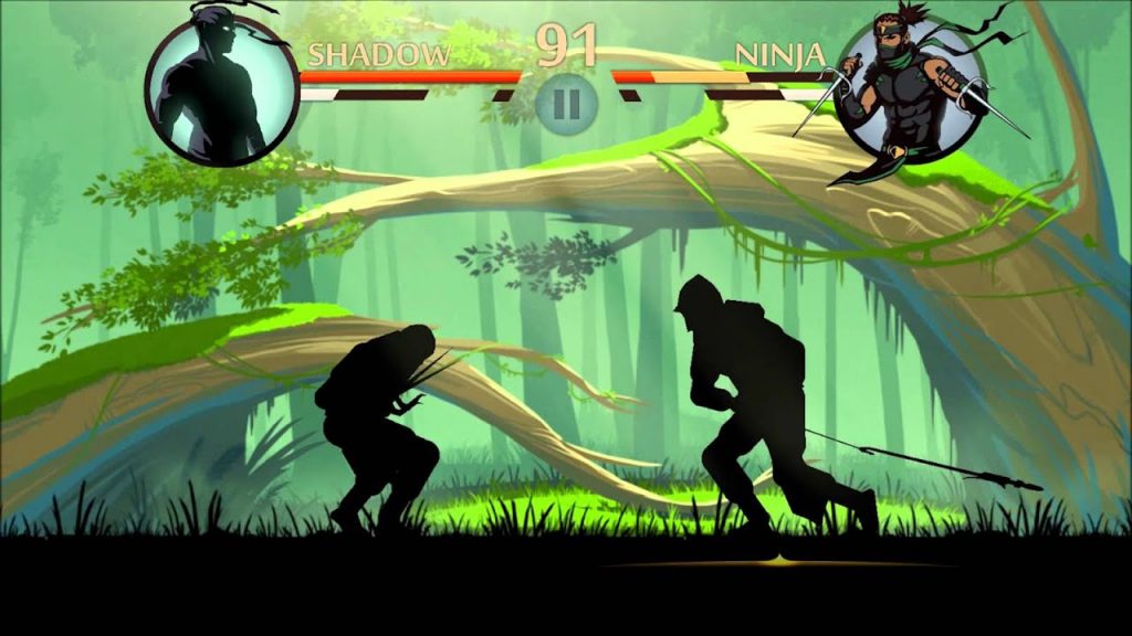 Jogabilidade do jogo de luta Shadow Fight