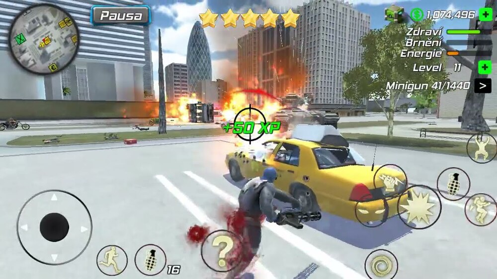 Gameplay of Grand Mobile
