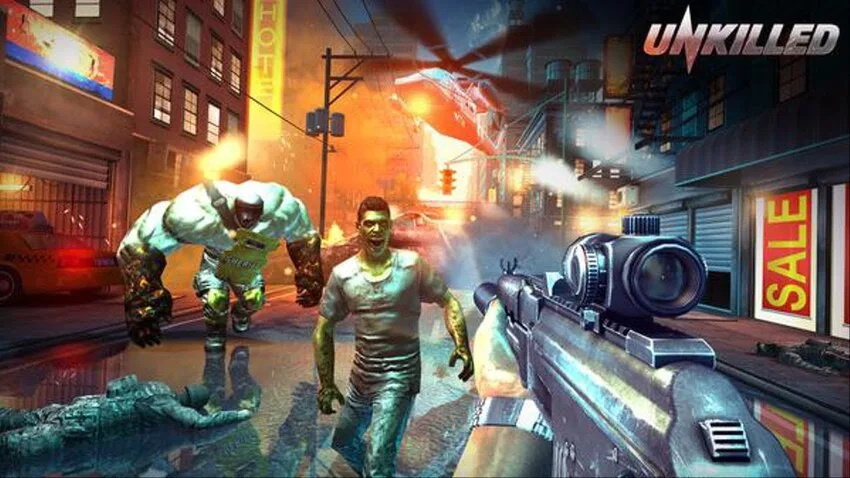 Action de gameplay d'Unkilled