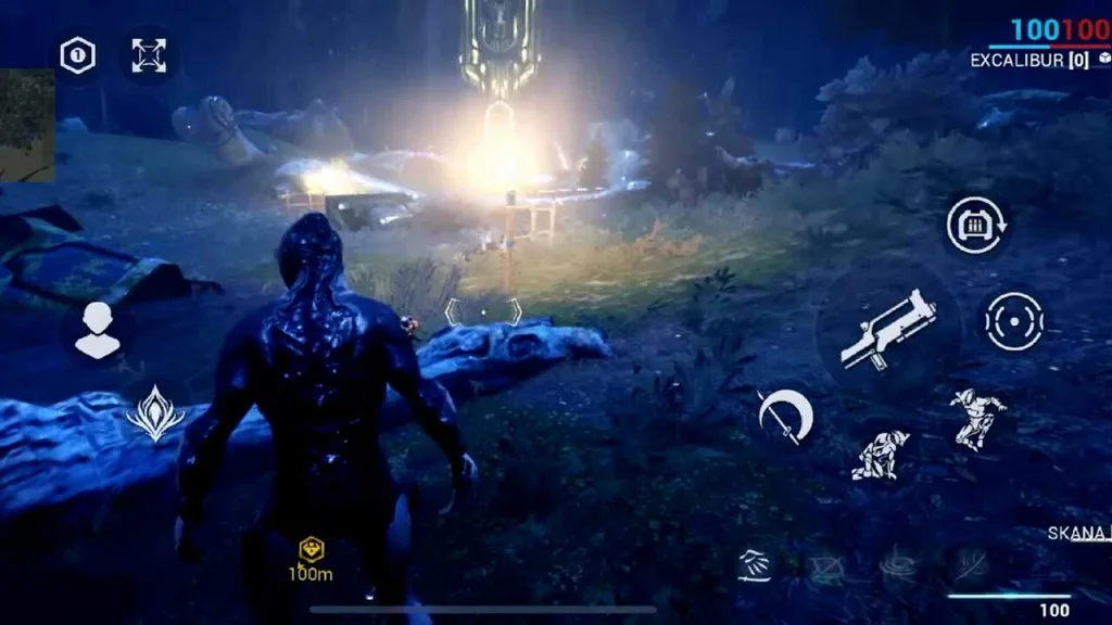 Gameplay de Warframe Mobile