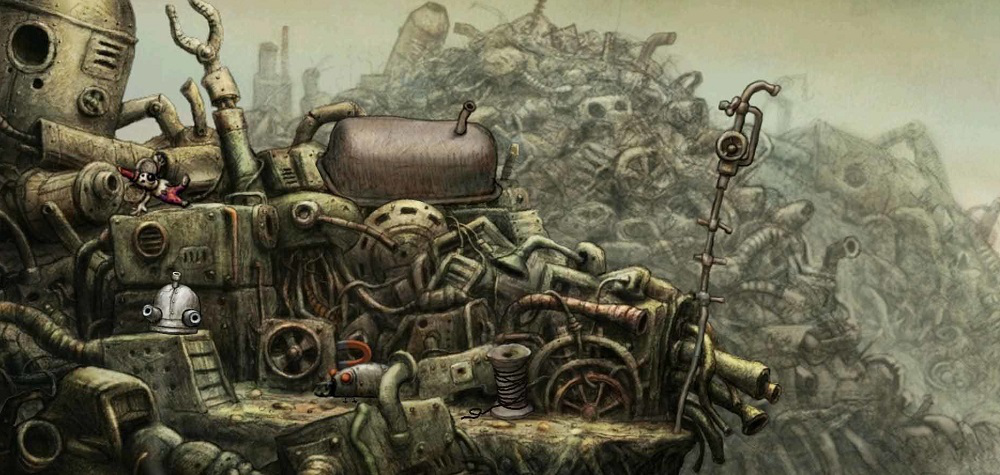 Jogo de puzzle Machinarium no Android 