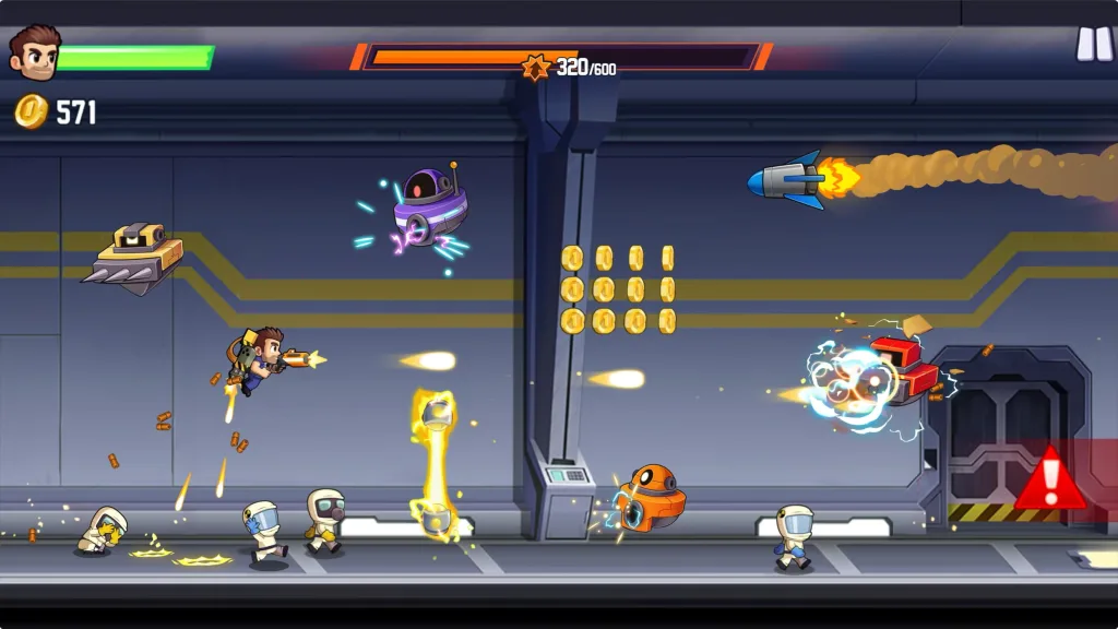 Jetpack Joyride gameplay